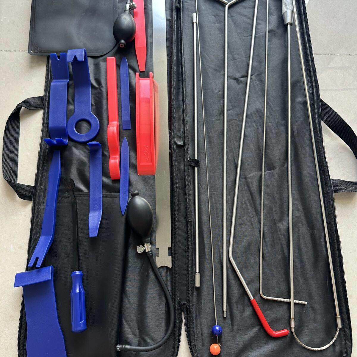 汽车自驾车窗修门工具 推拉钩门窗定位安装气囊汽车室内拆卸翘板