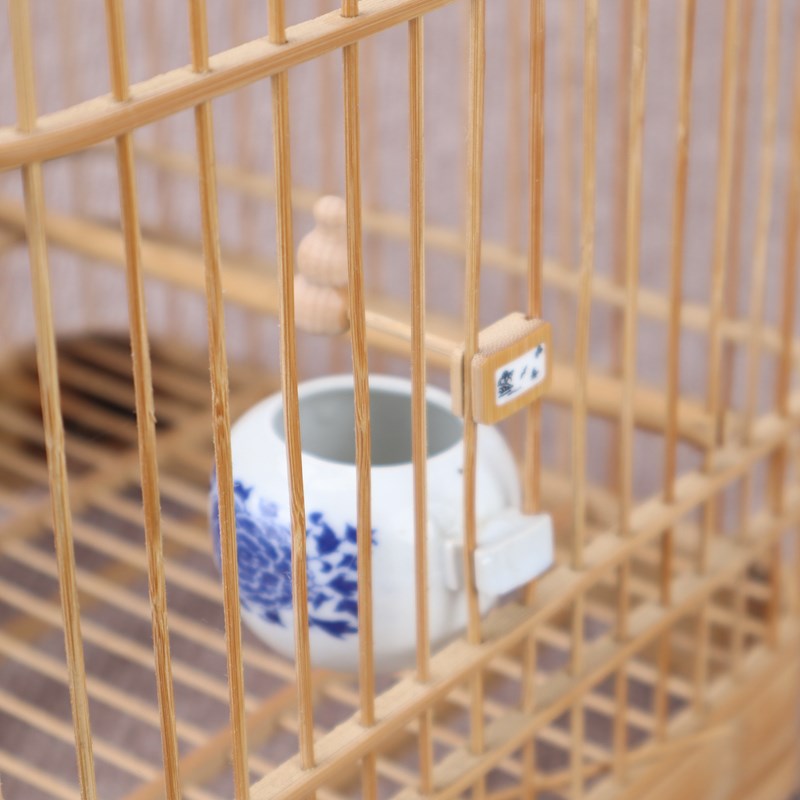 鸟笼挡食葫芦挡水葫芦防站杯雕刻画眉百灵靛颏鹩哥玉鸟绣眼配件