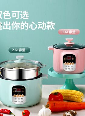 煮粥神器全自动2人3人家用快速煲粥锅稀饭锅小熬煮粥锅迷你电炖锅