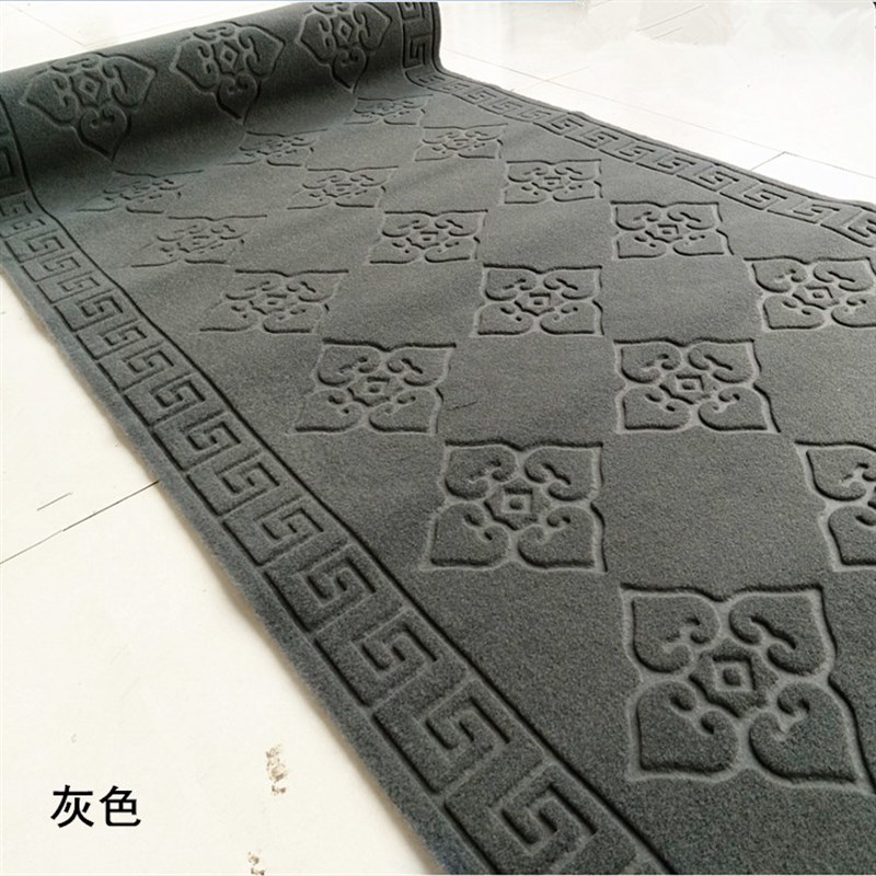 门厅进门口防滑吸水地垫饭店宾馆酒店走廊过道楼梯地毯满铺红地毯