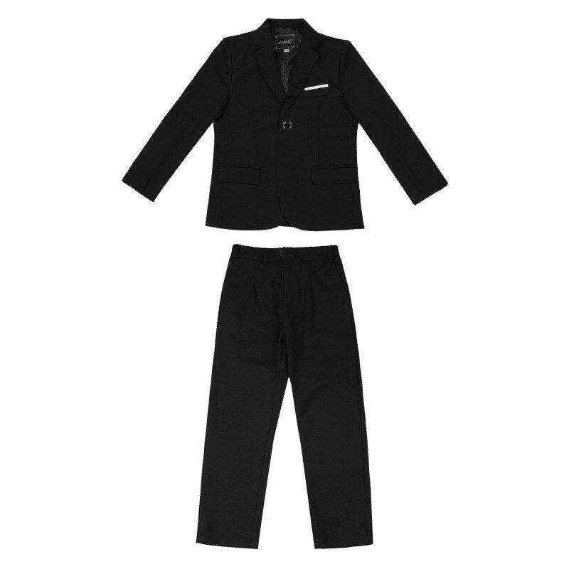 男童西装套装夏季儿童西服加肥加大版休闲洋气小孩主持人胖童演出