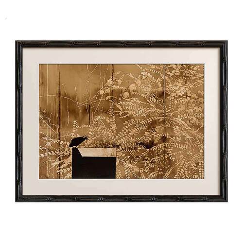 林中剪影》霍格艺术高级法式中古风客厅装饰画美拉德玄关饭厅挂画