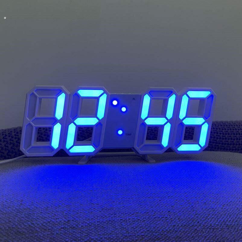 电脑桌摆件氛围灯发光立体数字时钟卧室柜子电竞房间小夜灯装饰品