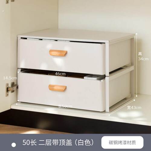 厨房碗柜带盖放碗箱装碗碟盘餐具家用碗架置物架子碗筷收纳抽屉式