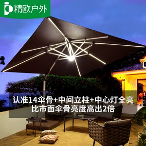 户外遮阳伞庭院伞户外伞别墅花园罗马伞摆摊大型太阳伞庭院室外伞