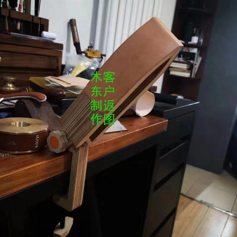 木东手缝木夹手工皮具固定夹工具diy缝线桌面皮革工具