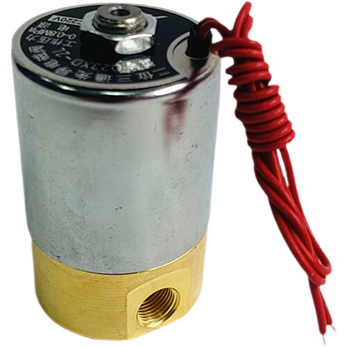铜阀Q23XD-2L先导电磁阀Q22XD-2L两通气阀空压机排气三通阀AC220V