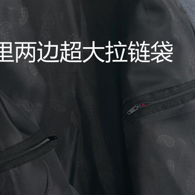 中老年男士装春秋马甲 老年人父亲宽松多包休闲马夹爸爸大码背心