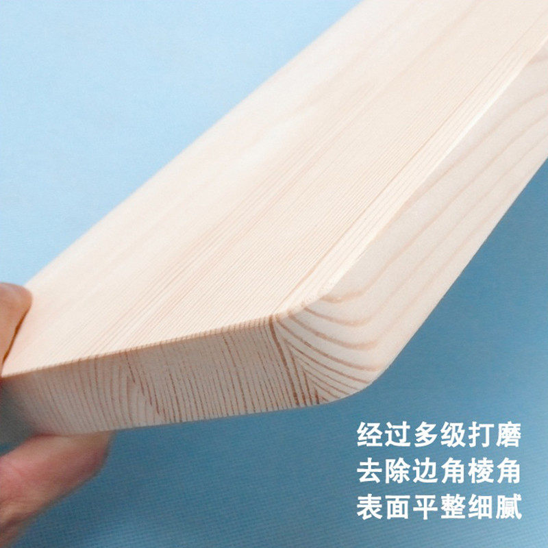 实木隔板定制衣柜分层板一字隔板置物架墙上搁架厨房层架桌面书架