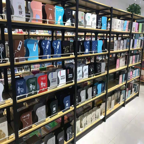 商用多功能展示柜货架母婴店饰品文具化妆品钢木展示柜精品展示架