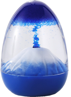 火山悬浮油滴沙漏计时器创意卡通桌面小摆件喷发水液体女生日礼物