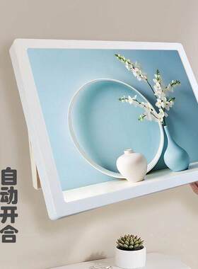 浴室壁画收纳箱洗澡放干净衣服神器防水折叠置物架化妆室衣物柜子