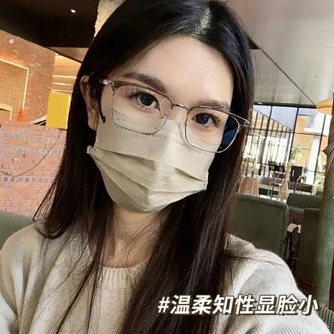 眼镜架男配镜眉毛高级感近视丹阳超轻镜架近视眼镜框