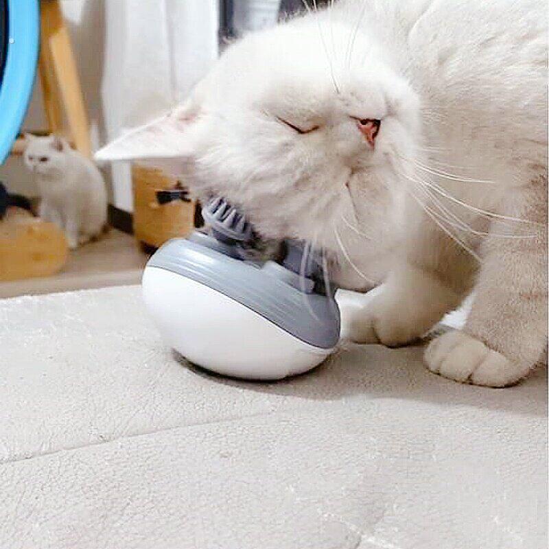 猫咪电动头部按摩器猫头梳子痒痒挠宠物专用自动按摩猫猫按摩仪