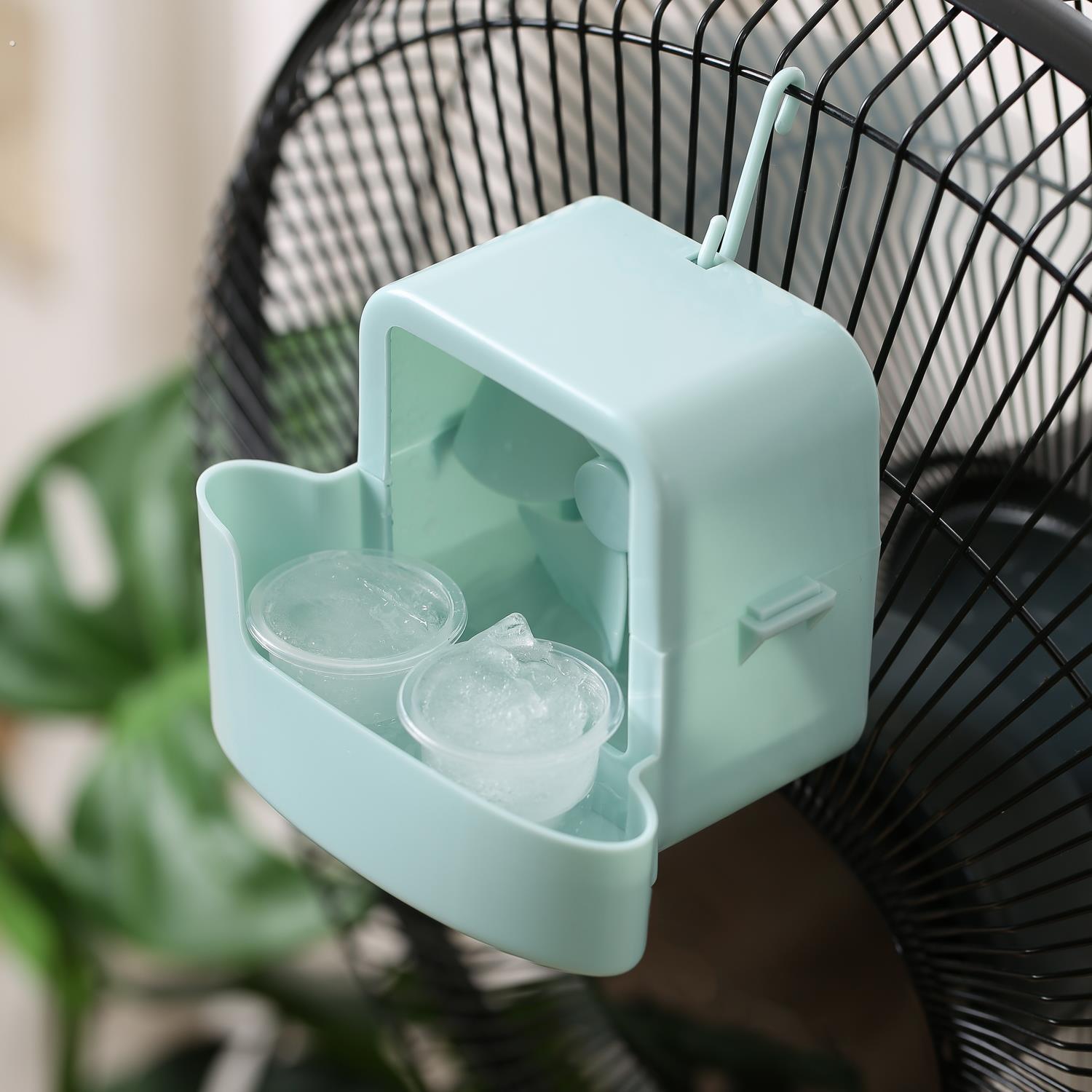 电风扇降温神器加水放冰块盒子加湿制冷家用风扇快速冰凉自动降温