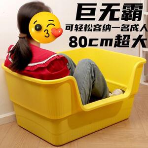 猫砂盆超大号防外溅猫厕所除臭巨型开放式猫砂盆子特大号宠物用品