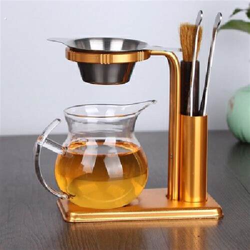 懒人茶架公杯茶漏架易泡架可调节茶支架过滤网架功夫茶具茶道配件