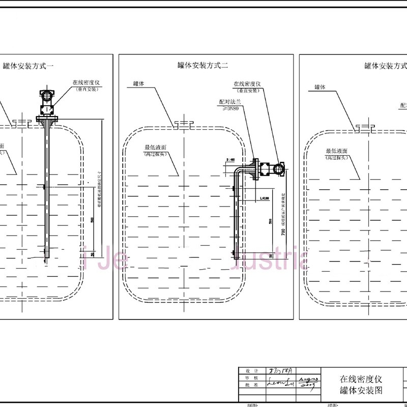 酒精液体线上密度计/矿浆泥浆比重计/脱硫浆液密度测试浓度检测仪