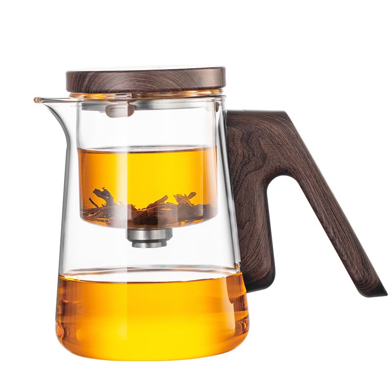 新智能全自动泡茶壶无杆磁吸飘逸杯玻璃内胆茶水分离家用办公茶具