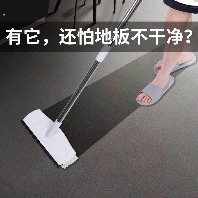 刷子地板刷清洁地刷可硬毛日用百货地刷浴室刮水两用伸缩长柄神器
