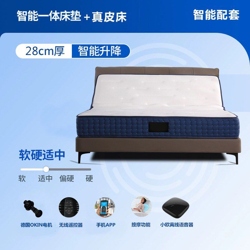 按摩震动家用智能床垫式多功能语音控制按摩零重力升降全自动电动