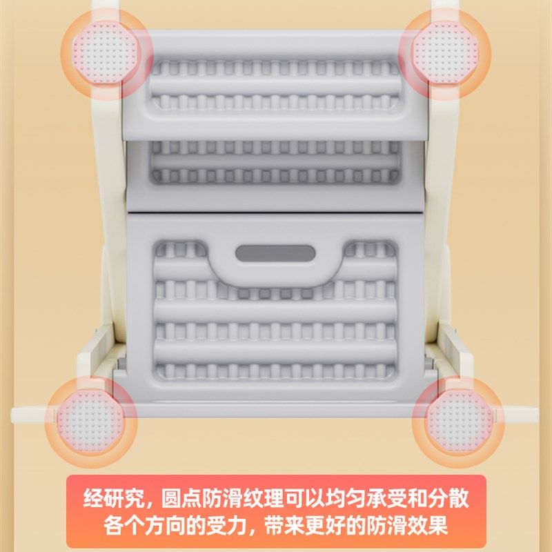 学习塔可折叠儿童踩脚凳宝宝洗手梯洗漱台脚踏楼梯台阶幼儿垫脚椅