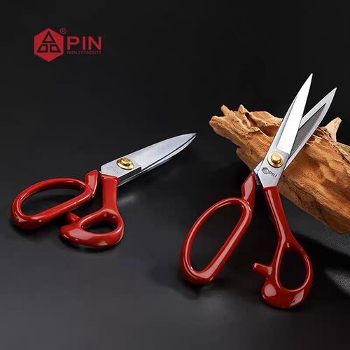 PIN品字裁缝剪刀 裁布工业用服装剪大号缝纫家用裁手工剪子开口袋