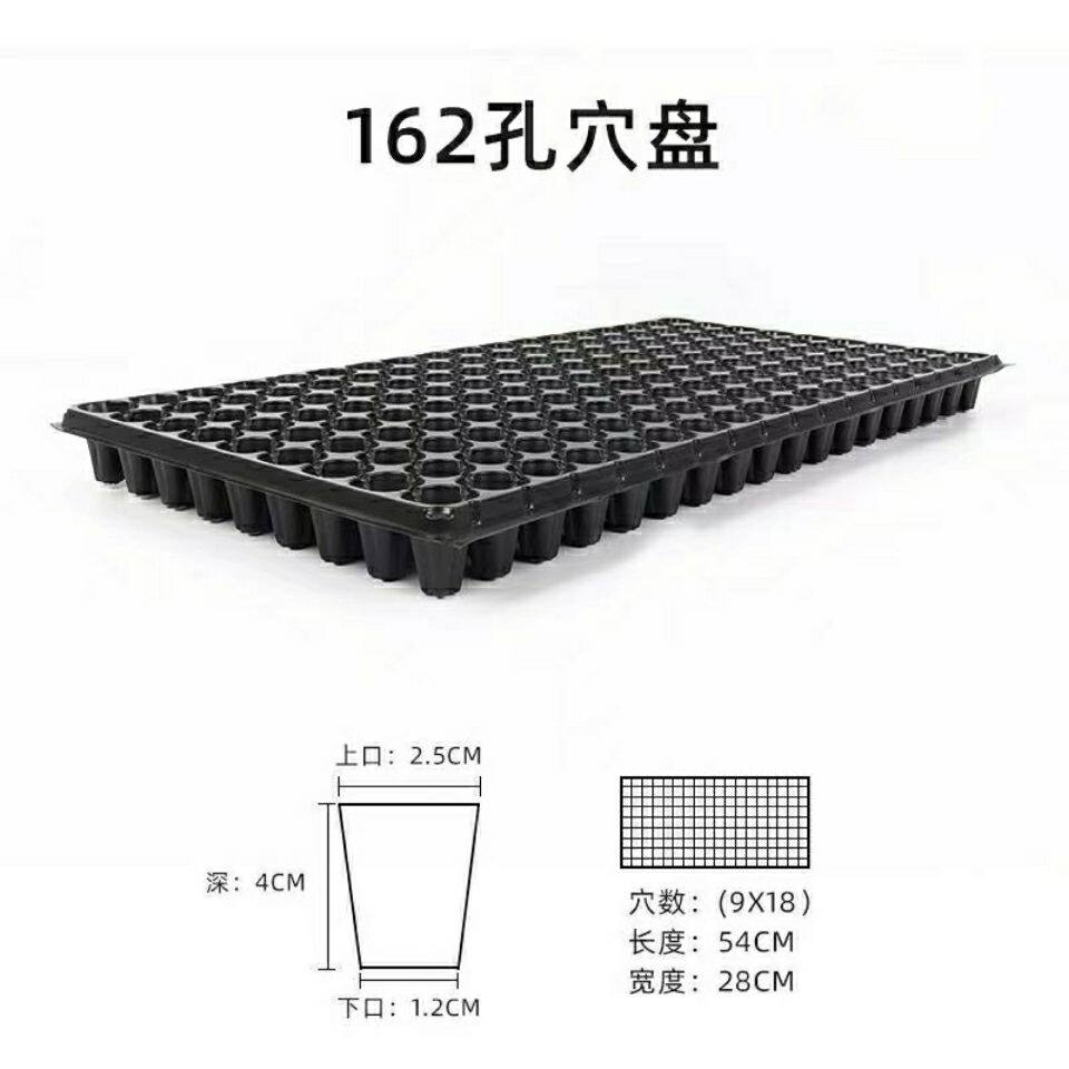 育苗穴盘162孔国标育苗盘辣椒 芹菜蔬菜通用型苗盘加厚耐折韧性强