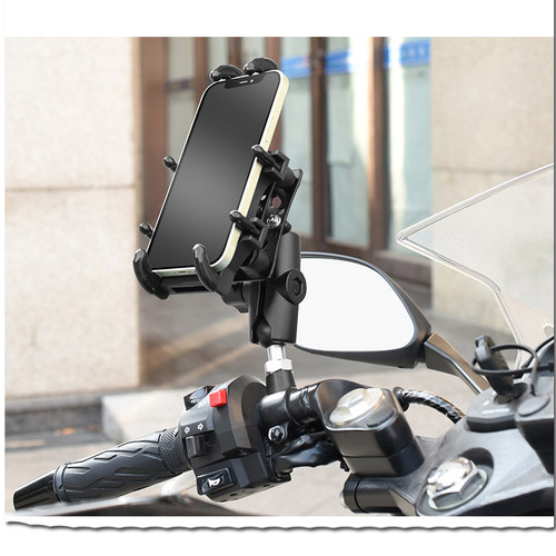 gsx250手机机支架铃木GSX250R专用摩托车手机架导航充电减震防抖