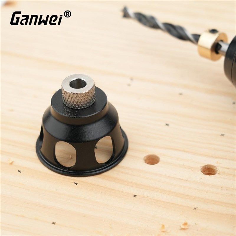 盲孔定位打孔器垂直辅助打孔方料木工工具DIY家具打孔榉木圆木榫图片