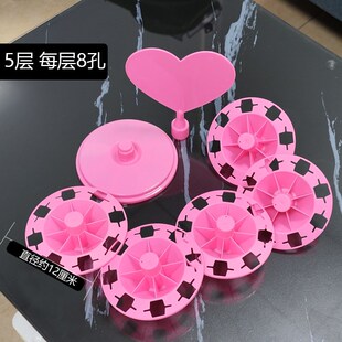 5层40孔插棒棒糖展示架风车架糖画架子大号孔架生日摆台棒糖架