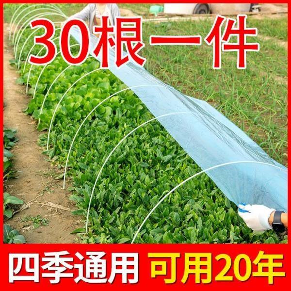 【一件30支】新型拱棚支架玻璃钢玻璃农用家用大棚小型园艺蔬菜棚