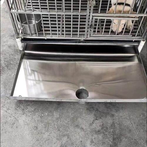 猛犬中大宠物犬拆卸笼漏粪板做专用漏斗狗厕所不锈钢下水漏粪托盘