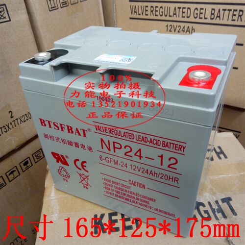 海湾 利达 消防主机 泰和安 依爱 火灾报警控制器蓄电池12V24AH