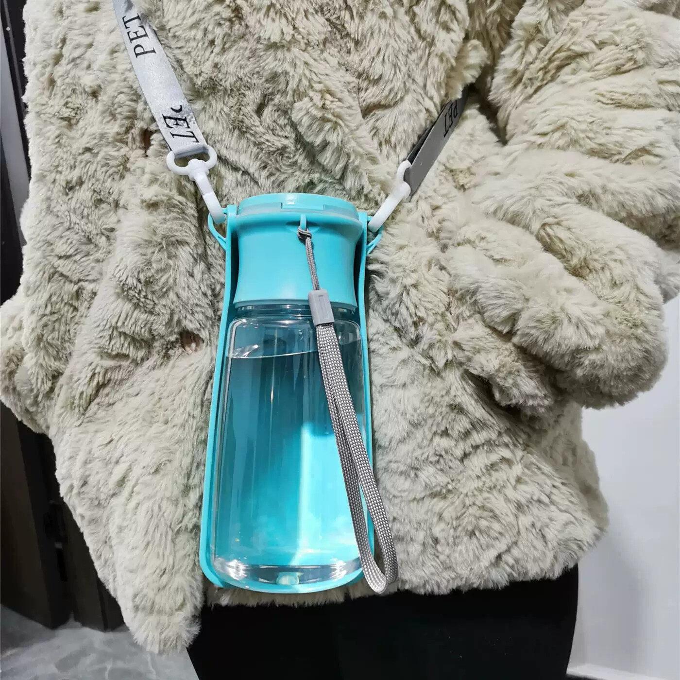 宠物狗狗随行水杯外出水壶用品户外喝水猫咪饮水器斜挎可携式水瓶
