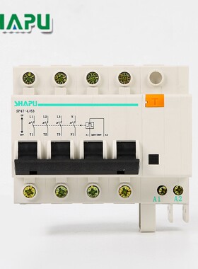 莎普电器 烤箱空开断路器SP47-2P 3P  4P/63脱扣电源分断开关