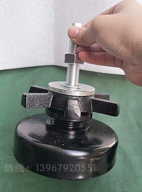 机床防震垫铁重型调整垫铁 机床螺丝地脚六爪注塑机垫脚120  160