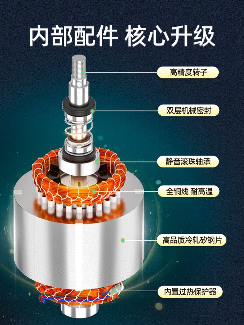 家用农用潜水磅抽水帮220v2寸清水泵污水泵吸水磅榜抽水邦棒镑