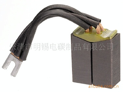 南征工业电机碳刷 J204  双片 2*(25X32X60)mm 连体碳刷 厂家直销