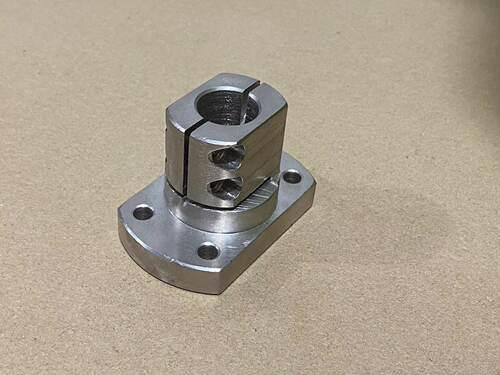 RBT02光轴底座导向轴支座法兰型开口型铝支架支撑座RBT06-D20-40