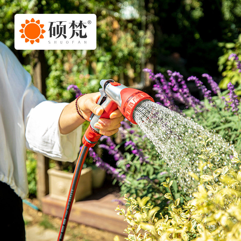 浇花神器家用水枪洒水喷头水管收纳架100米花园庭院冲洗浇水卷管