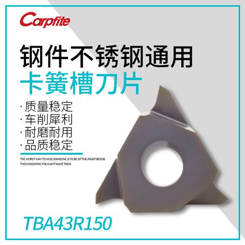 TBA\GBA43R100/150/200/250/300 品质浅槽刀片 卡簧槽 立装不锈钢