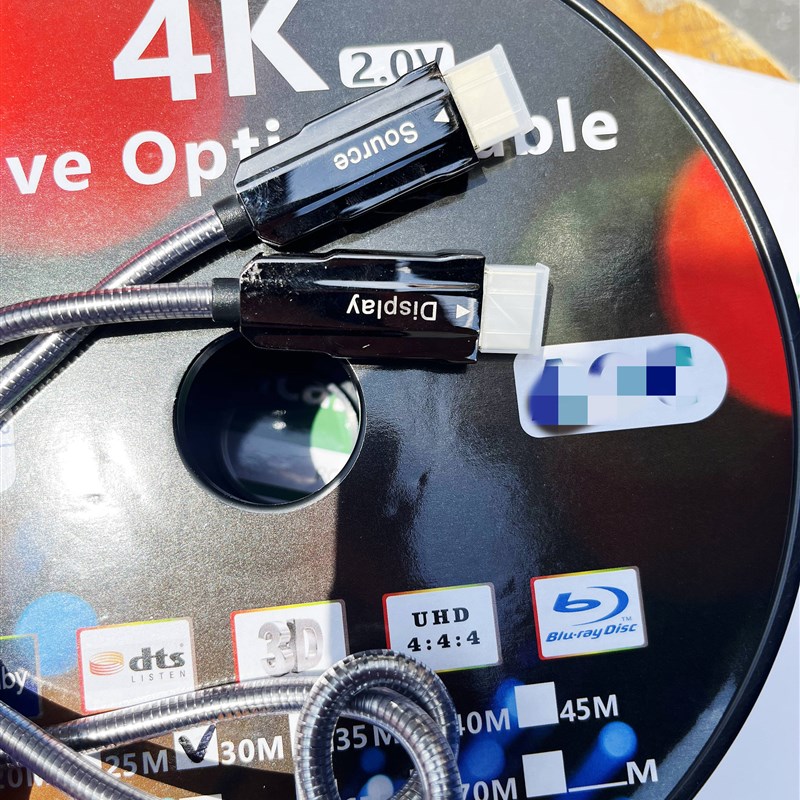 铠装光纤HDMI线2.0版4K60hz高清4K直播电脑连接电视投影仪 HDMI线