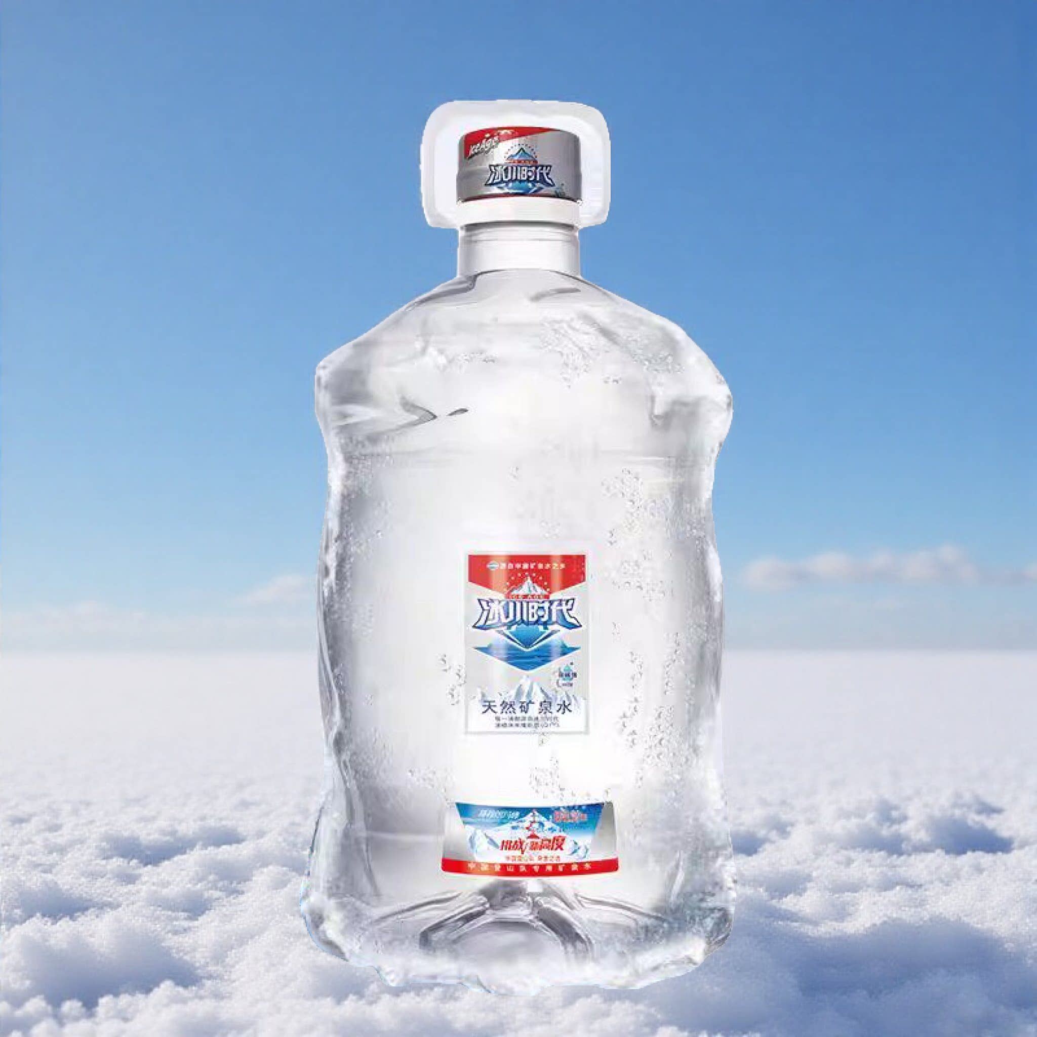 蓝剑冰川时代大桶装家用办公饮用水整箱批发泡茶水5L天然矿泉水