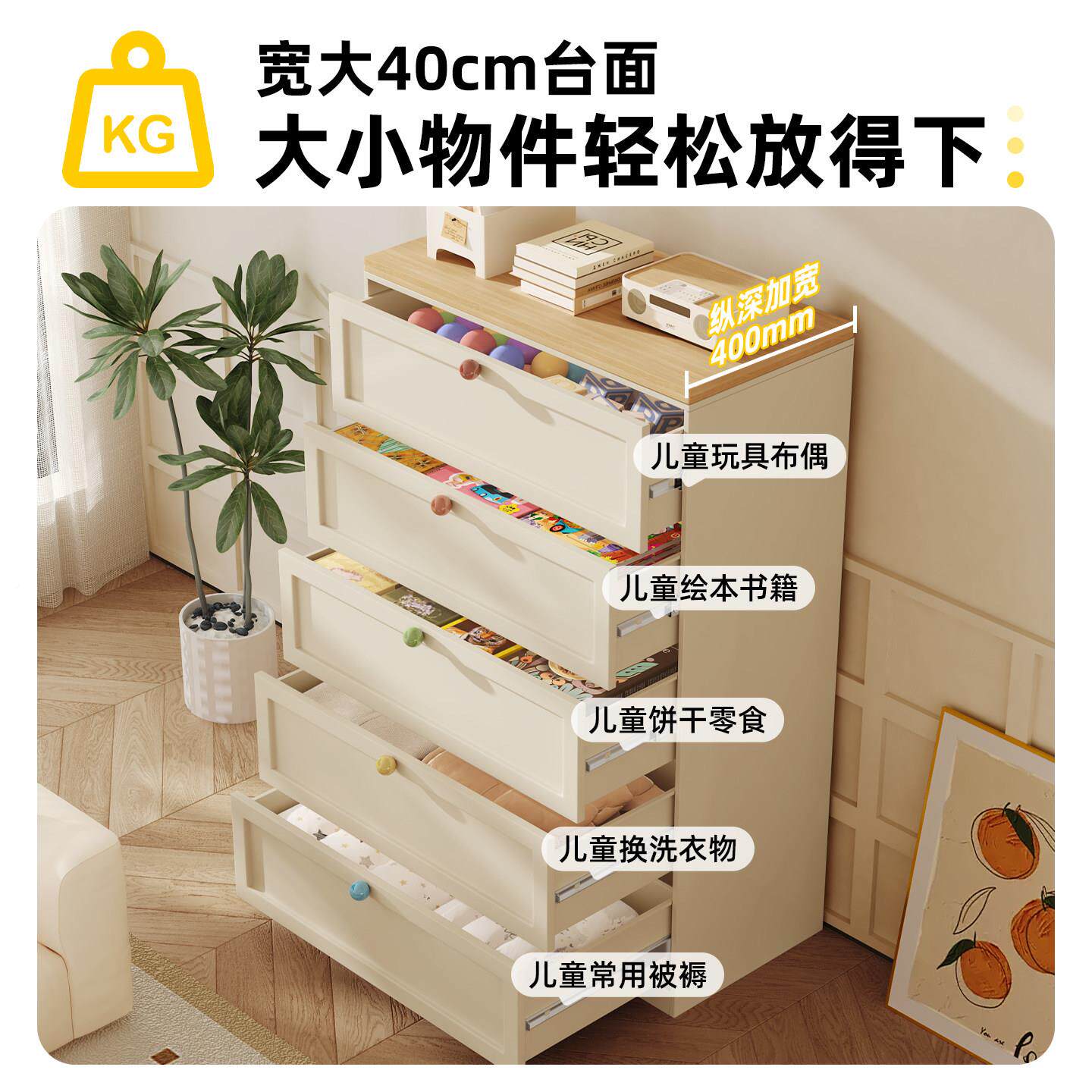 多物巴胺抽屉客柜大容Shiw-DG-量钢制厅斗柜卧室宝宝柜靠墙一体衣