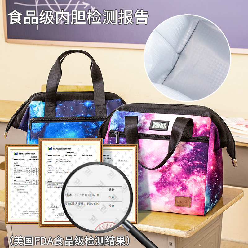 usb加热户外保温袋冷藏袋手提便携式防水便当包加厚大容量饭盒袋