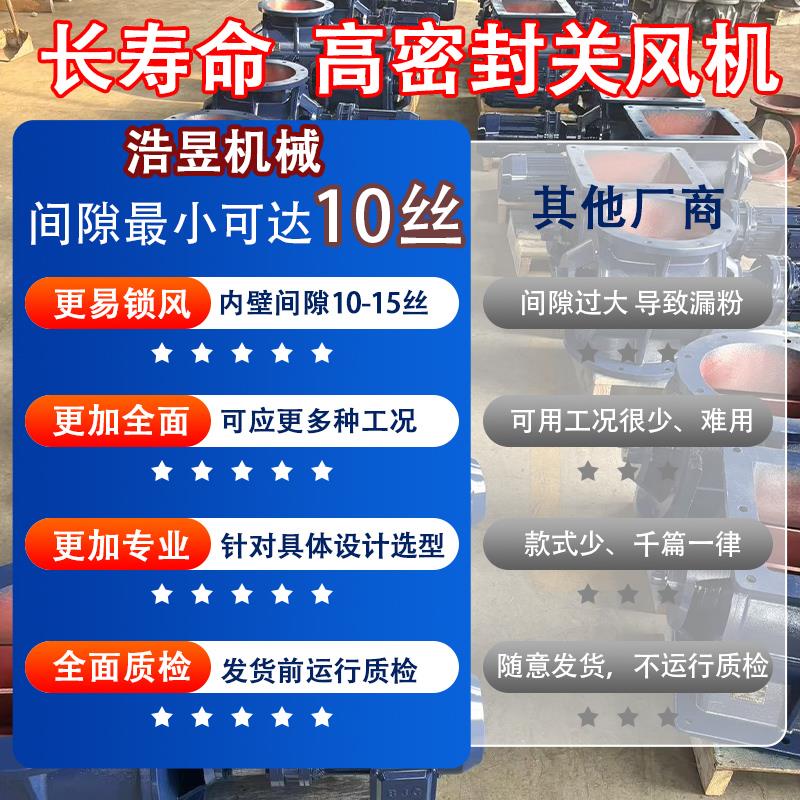 常州星型卸料器不锈钢关风机卸料器闭风器叶轮给料机锁气卸灰阀