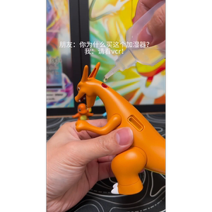 喷火龙喷雾加湿器玩具正版授权伊布触摸摆耳电动公仔儿童礼物