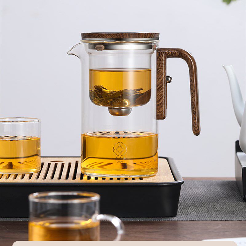 泡茶壶茶水分离飘逸杯玻璃壶单人过滤冲茶杯神器2人闷泡茶具套装