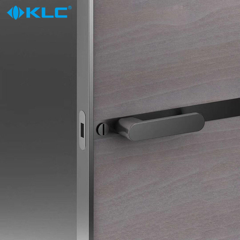 KLC意式极简门锁个性可镶嵌岩板木皮室内门锁磁吸静音卫生间门锁
